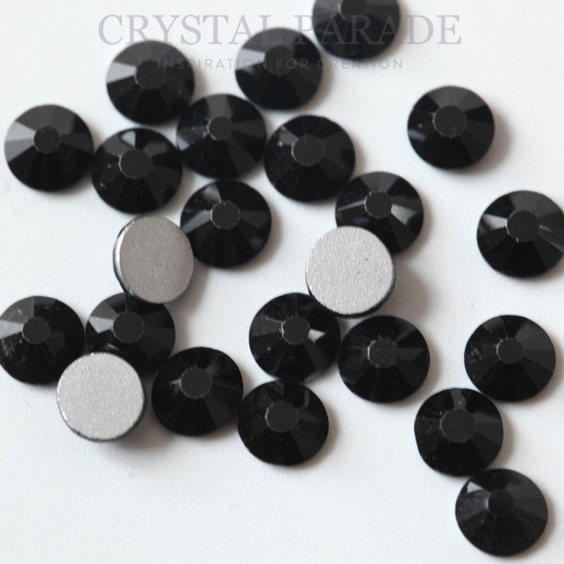 Jet Black Flatback Rhinestones