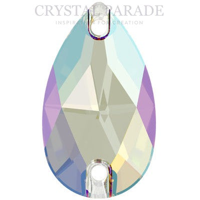 Zodiac Crystal Peardrop Sew on Stone - Moonlight
