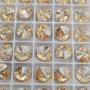 Zodiac Rivoli Buttons Golden Shadow