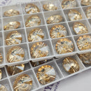 Zodiac Rivoli Buttons Golden Shadow