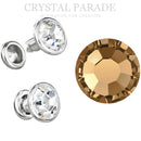 Preciosa Rivet with Maxima Crystal - Smoked Topaz