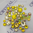 Mixed Brands Statement Crystal Mix Sizes (SS16 - SS34) x50 - Yellow
