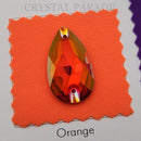 Zodiac Crystal Peardrop Sew on Stone - Fire Opal