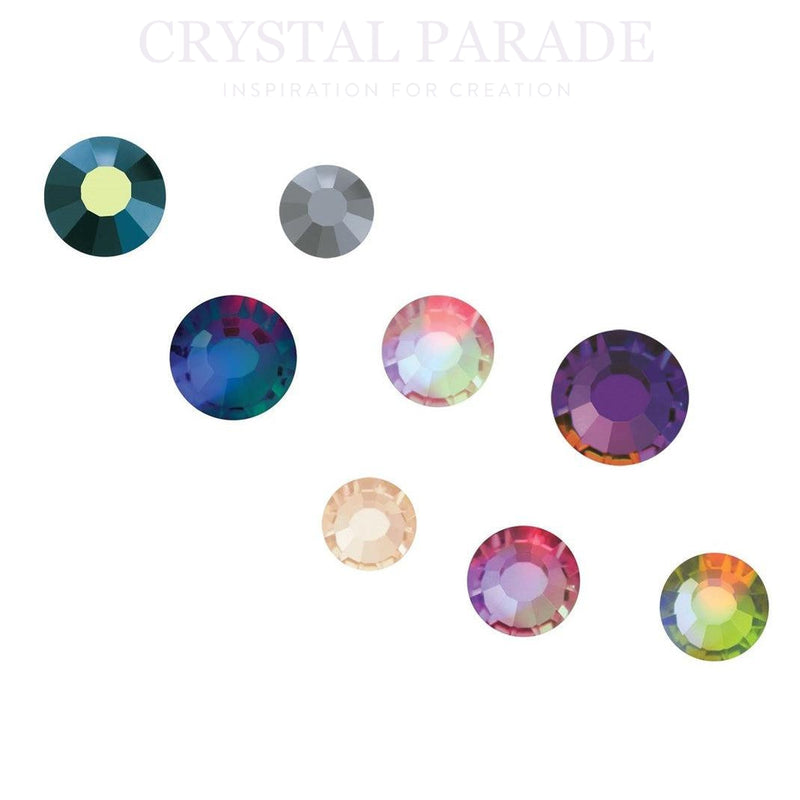 Preciosa Hotfix Crystals Various Sizes - Pack of 100 Magical Mix