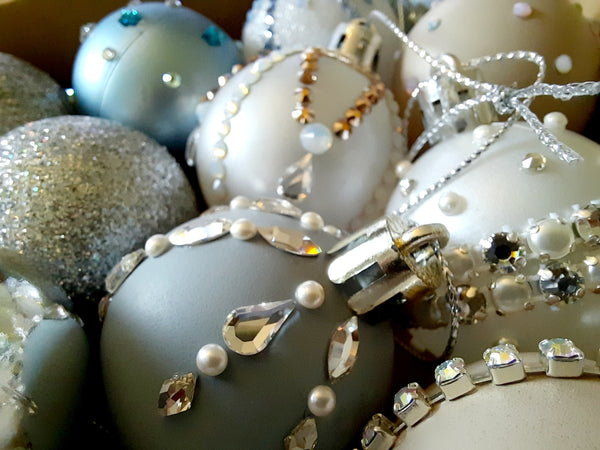 Add some sparkle to your Christmas baubles