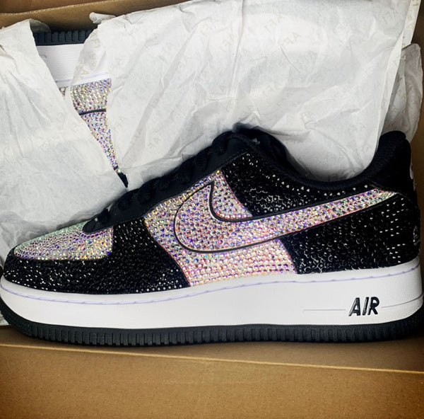 How to embellish a pair of Nike trainers with rhinestones