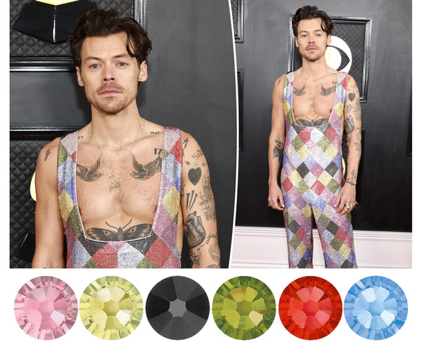 Harry ‘styles’ it out with Swarovski at the Grammy’s