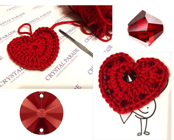 Add sparkle to your Valentine's Day crochet