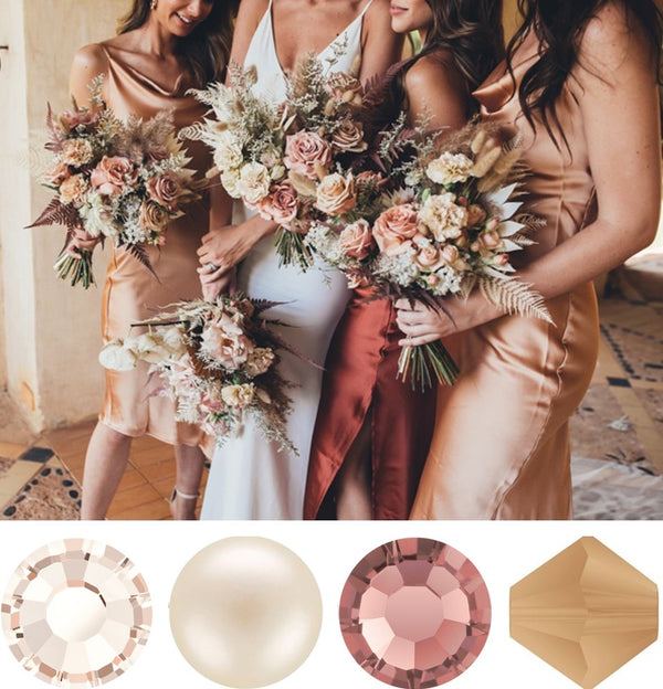Pairing Colour Schemes with Rhinestones in Weddings