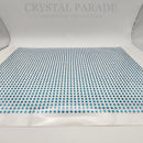 Hotfix Transfer Rhinestone Sheet SS10 (3mm) Peacock Blue - A4