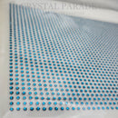 Hotfix Transfer Rhinestone Sheet SS10 (3mm) Peacock Blue - A4