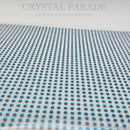 Hotfix Transfer Rhinestone Sheet SS10 (3mm) Peacock Blue - A4