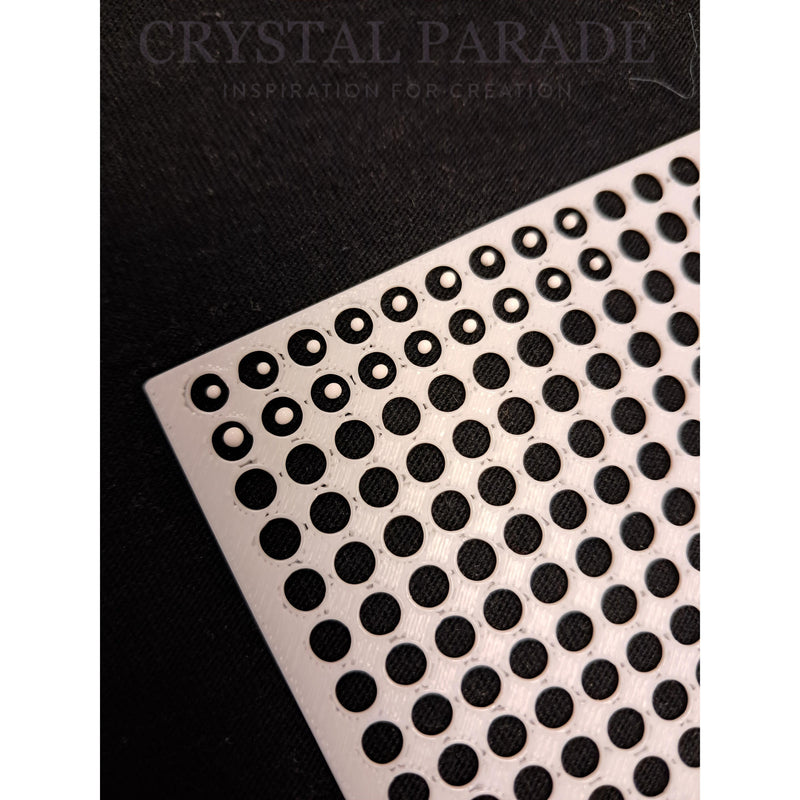 Rhinestone Placement Guidance Grid Stencils - Straight Lines SS16 (4mm)
