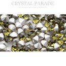 Swarovski 1028 Pointy Back Round Chaton Various Sizes - Khaki