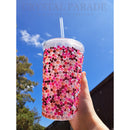 Zodiac Flatback Pearls - Hot Pink/ Rose (P08)