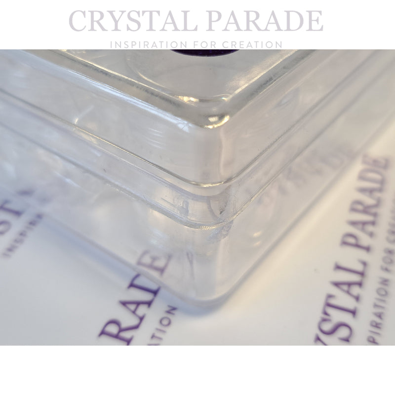 Clear Storage Box with 30 Clear Jars - SECONDS