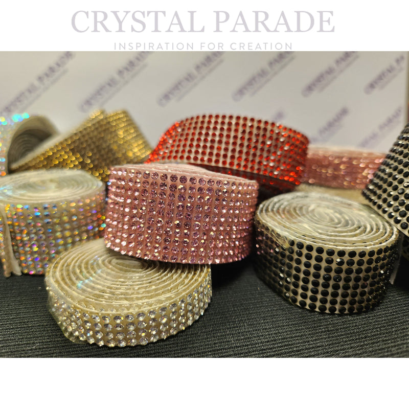 Rolls of Self Adhesive Rhinestones x 5 - Various Colours