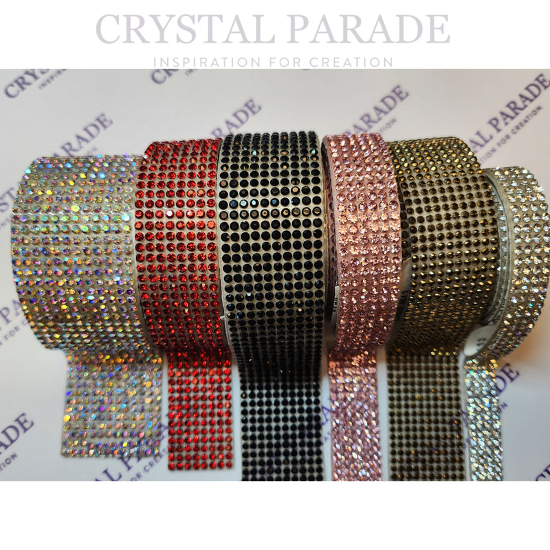 Rolls of Self Adhesive Rhinestones x 5 - Various Colours