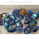 Preciosa Pointy Back Pear Shape - Light Sapphire AB