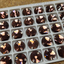 Zodiac Rivoli Sew on Stone - Burgundy