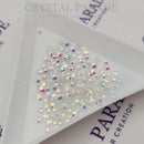 Zodiac Crystals Mixed Sizes Pack of 200 - Transparent AB (UNFOILED)