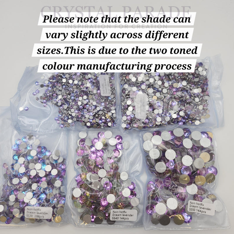 Luna Non Hotfix Rhinestones - Dream Lavender