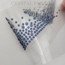 Zodiac Hotfix Crystal Transfer Collar/ Pocket Corner - Montana