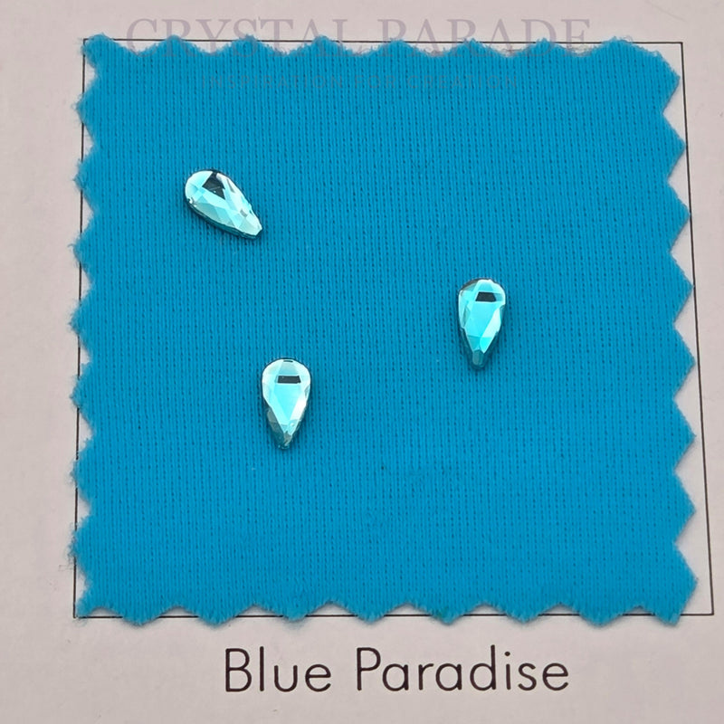 Zodiac Slim Peardrop Shape Aquamarine 3x6mm - Pack of 20