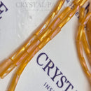 Zodiac Bugle Bead Dropper Bunch - Peach Shimmer