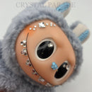 Hand Embellished Labubu Style Keychain - Sea Salt Coconut