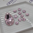 Zodiac Non Hotfix Crystals - Light Pink