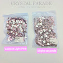 SLIGHT SECONDS Luna Non Hotfix Rhinestones SS34 - Light Pink