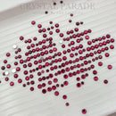 Zodiac Crystals Mixed Sizes Pack of 200 - Burgundy