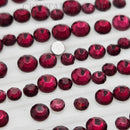 Zodiac Crystals Mixed Sizes Pack of 200 - Burgundy