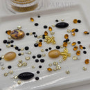 Preciosa Honey Bee Crystal Mix with Caviar Beads + Bee Charms
