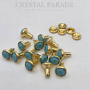Preciosa Rivet with Maxima Crystal - Turquoise