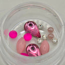 Nail Art Crystal Placement Kit - Pink
