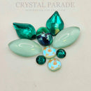 Nail Art Crystal Placement Kit - Jade Glow