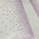 Zodiac Hotfix Crystal Transfer Ombre Fade (Pair) - Light Pink