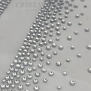 Zodiac Hotfix Crystal Transfer Ombre Fade (Pair) - Clear