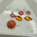 Nail Art Crystal Placement Kit - Coral
