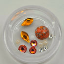 Nail Art Crystal Placement Kit - Coral