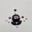 Nail Art Crystal Placement Kit - Black & Pink