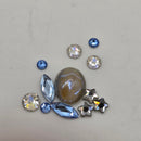 Nail Art Crystal Placement Kit - Grey