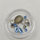 Nail Art Crystal Placement Kit - Grey