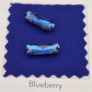 Luna Baguette Sew on Stone in Silver Setting - Sapphire