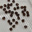 Preciosa Bicone Bead Chocolate