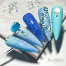 Limited Edition - Zodiac Mermaid Bubbles Mixed Sizes x100 - Aquamarine