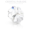 Preciosa Lochrosen Flower Sew On Stone - Clear Unfoiled