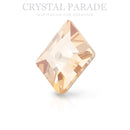 Preciosa Lochrosen Square Sew On Stone - Honey